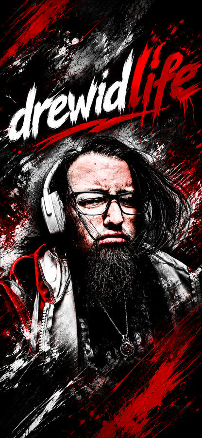 Phone Wallpaper: Red/White/Black